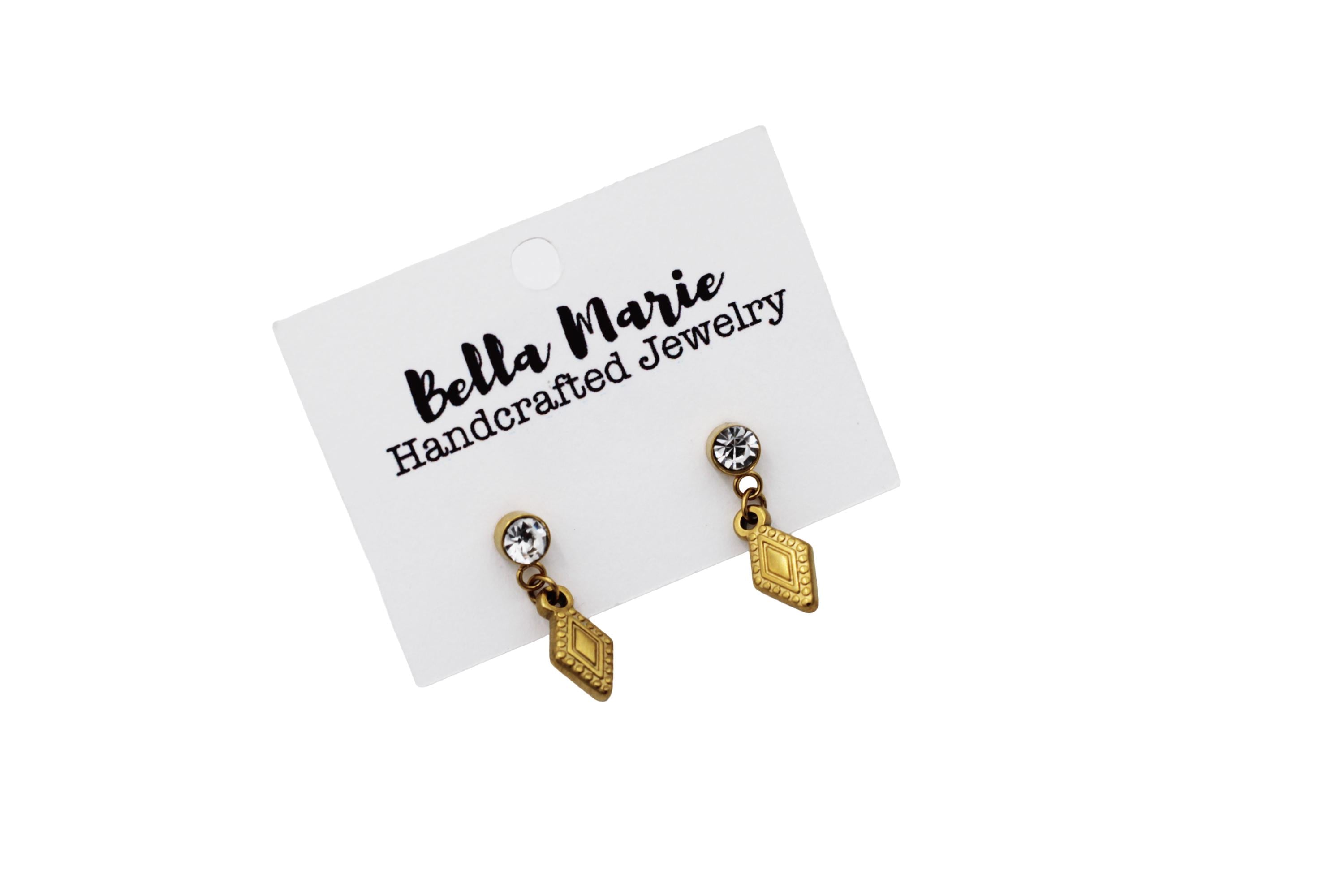 Patterned Diamond Earrings