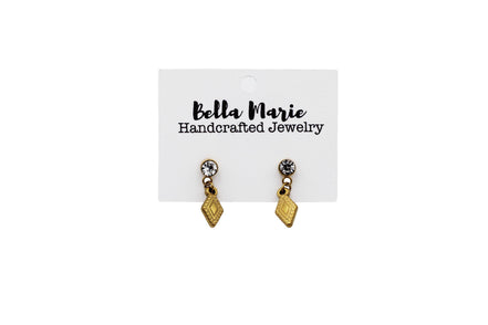 Patterned Diamond Earrings