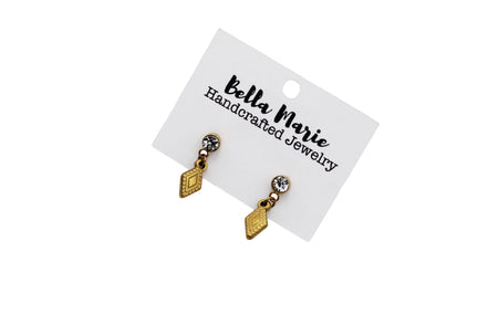 Patterned Diamond Earrings
