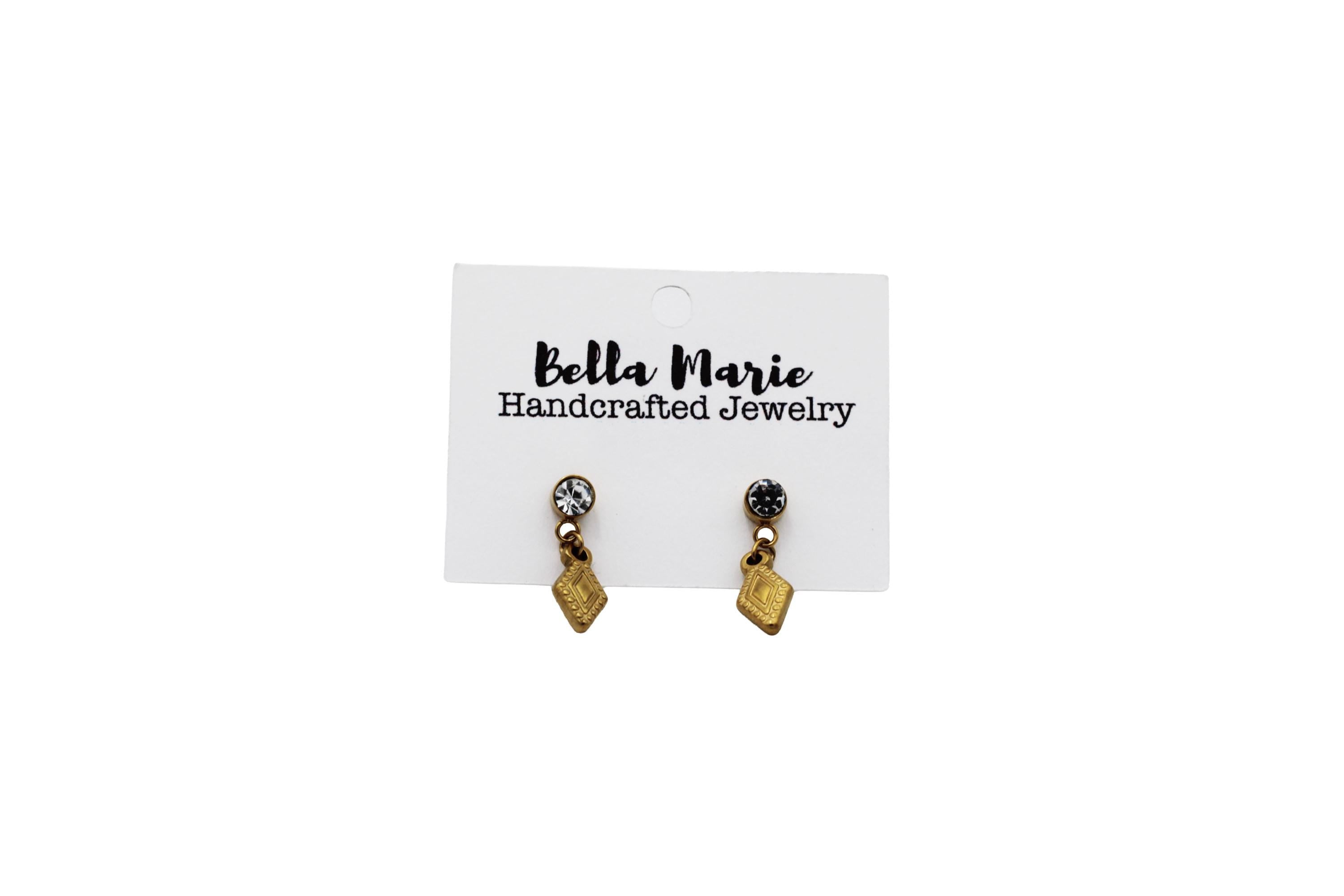 Patterned Diamond Earrings