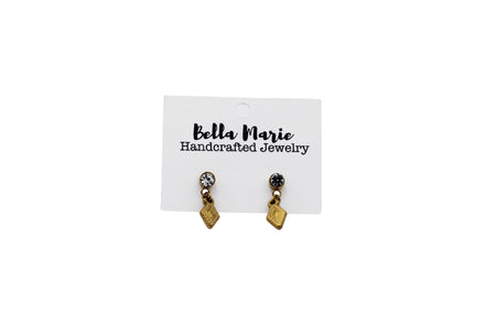 Patterned Diamond Earrings