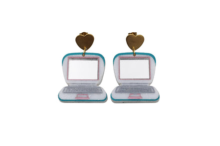 Laptop Computer Earrings