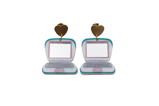 Laptop Computer Earrings