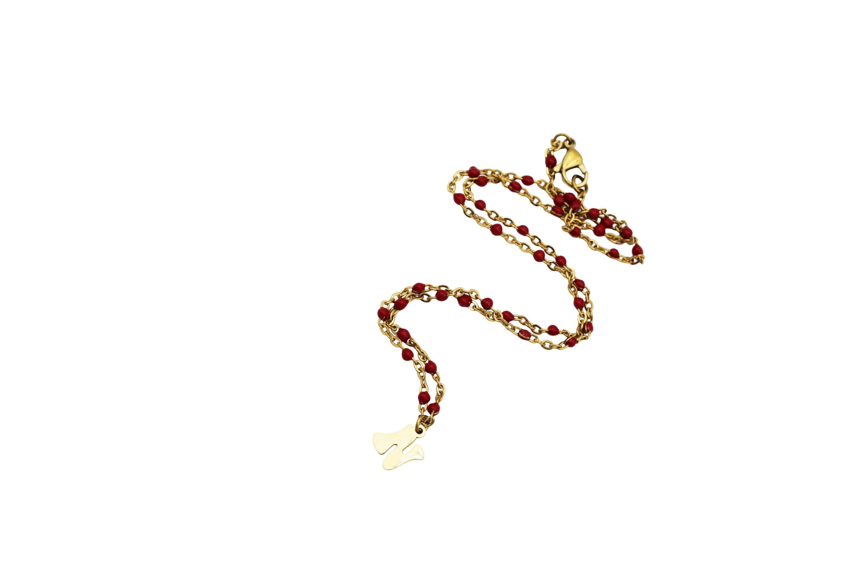 Retro N Charm Necklace