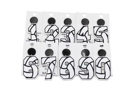 Volleyball Number Earrings