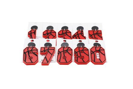 Basketball Number Earrings