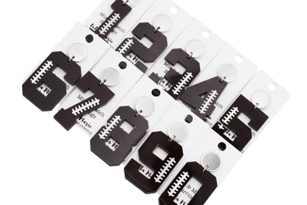 Football Number Earrings