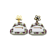 Floral Backpack Earrings