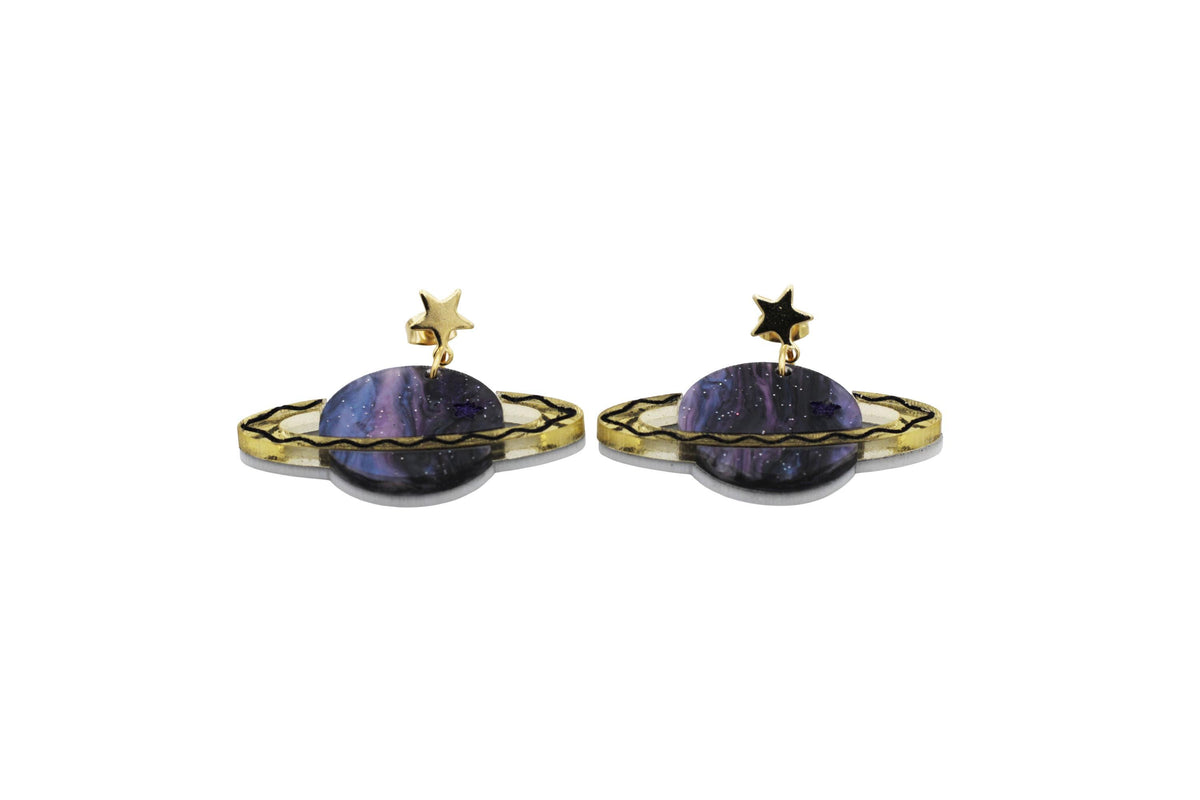 Saturn Earrings