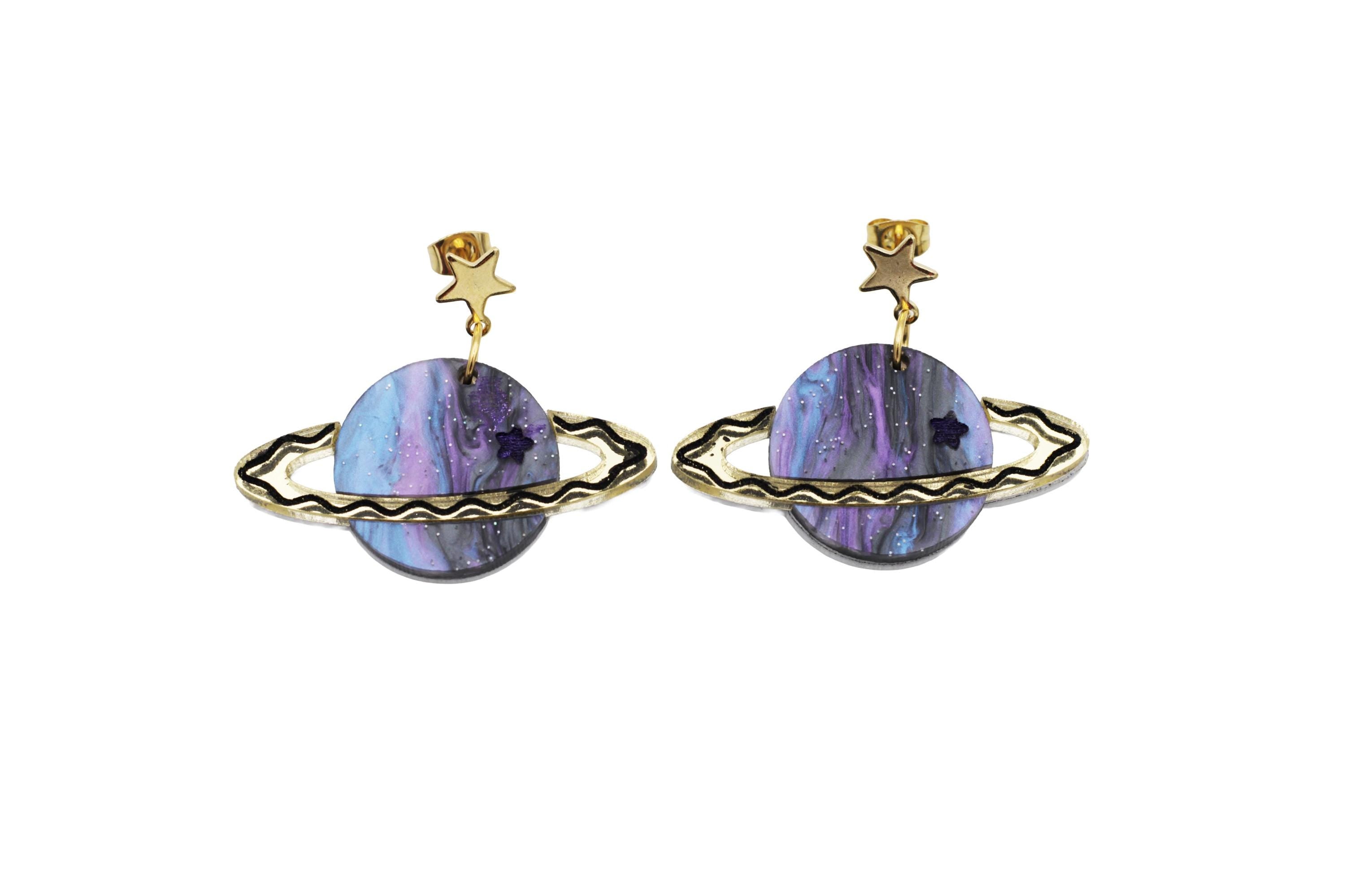 Saturn Earrings