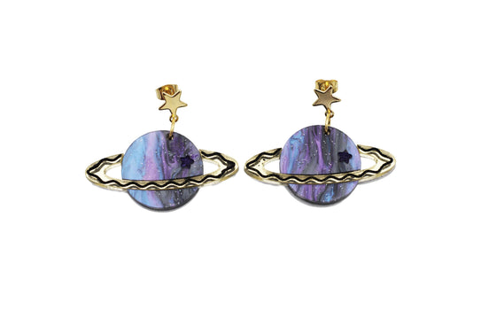 Saturn Earrings