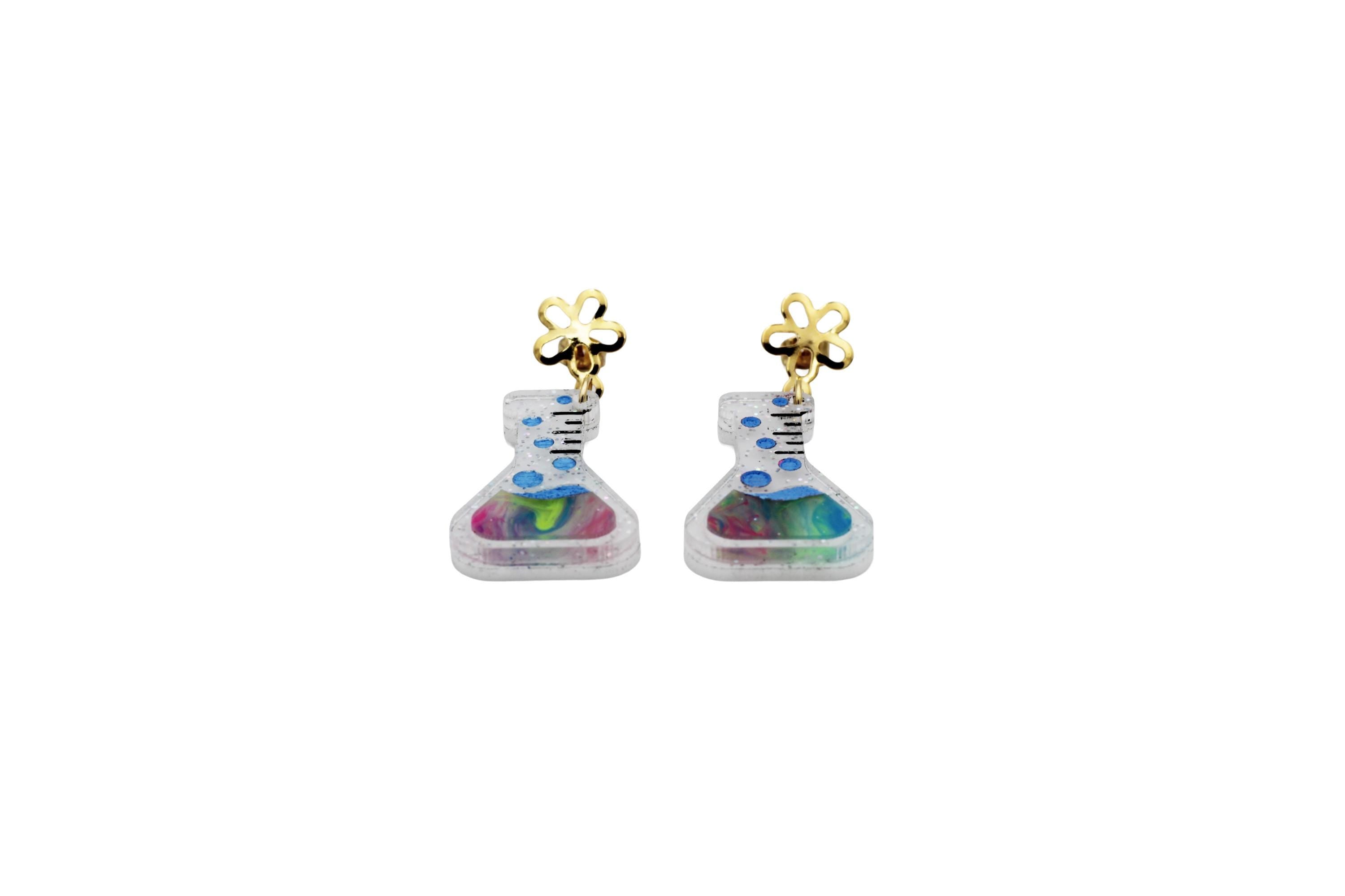 Beaker Earrings