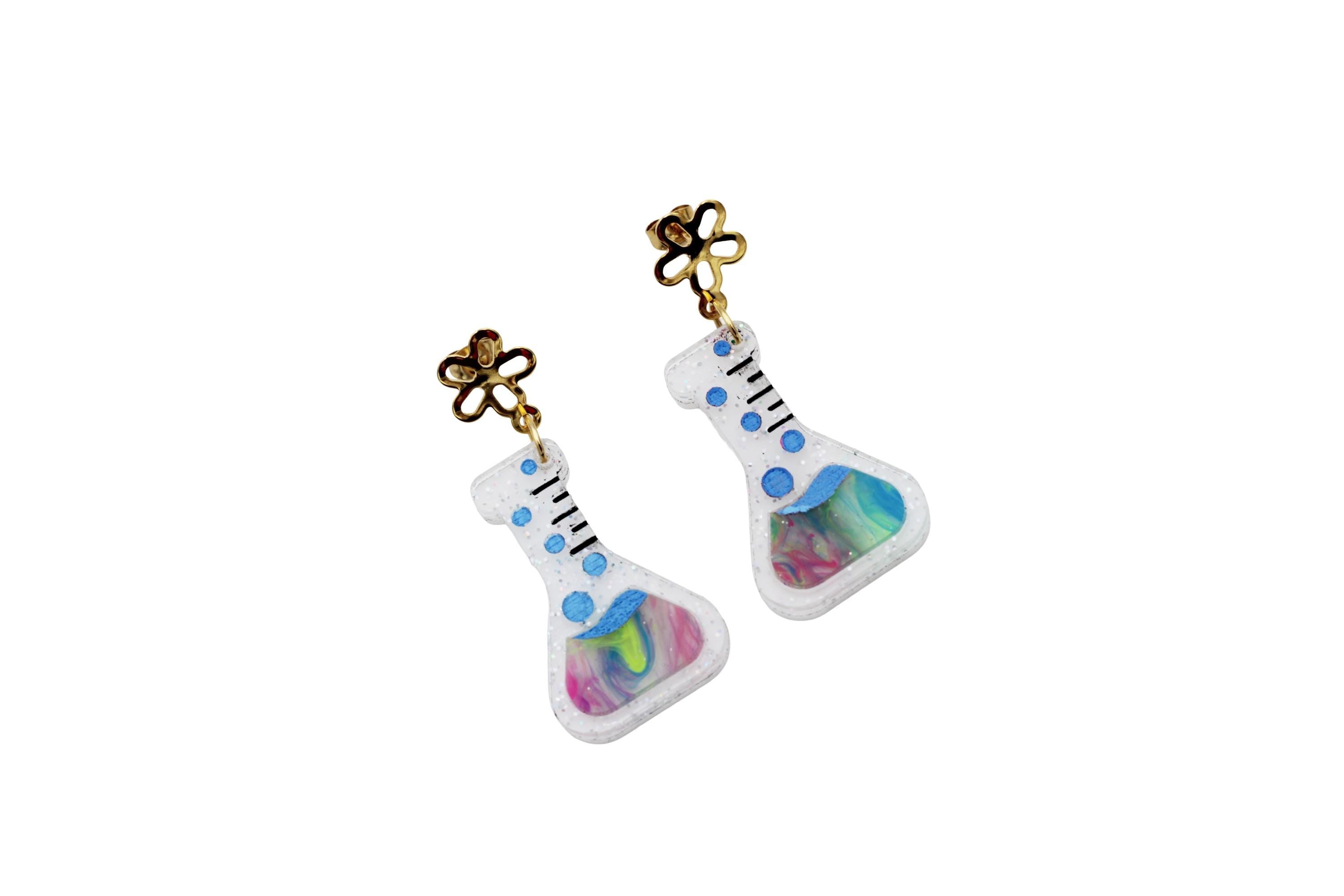 Beaker Earrings