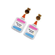 Glitter Glue Earrings