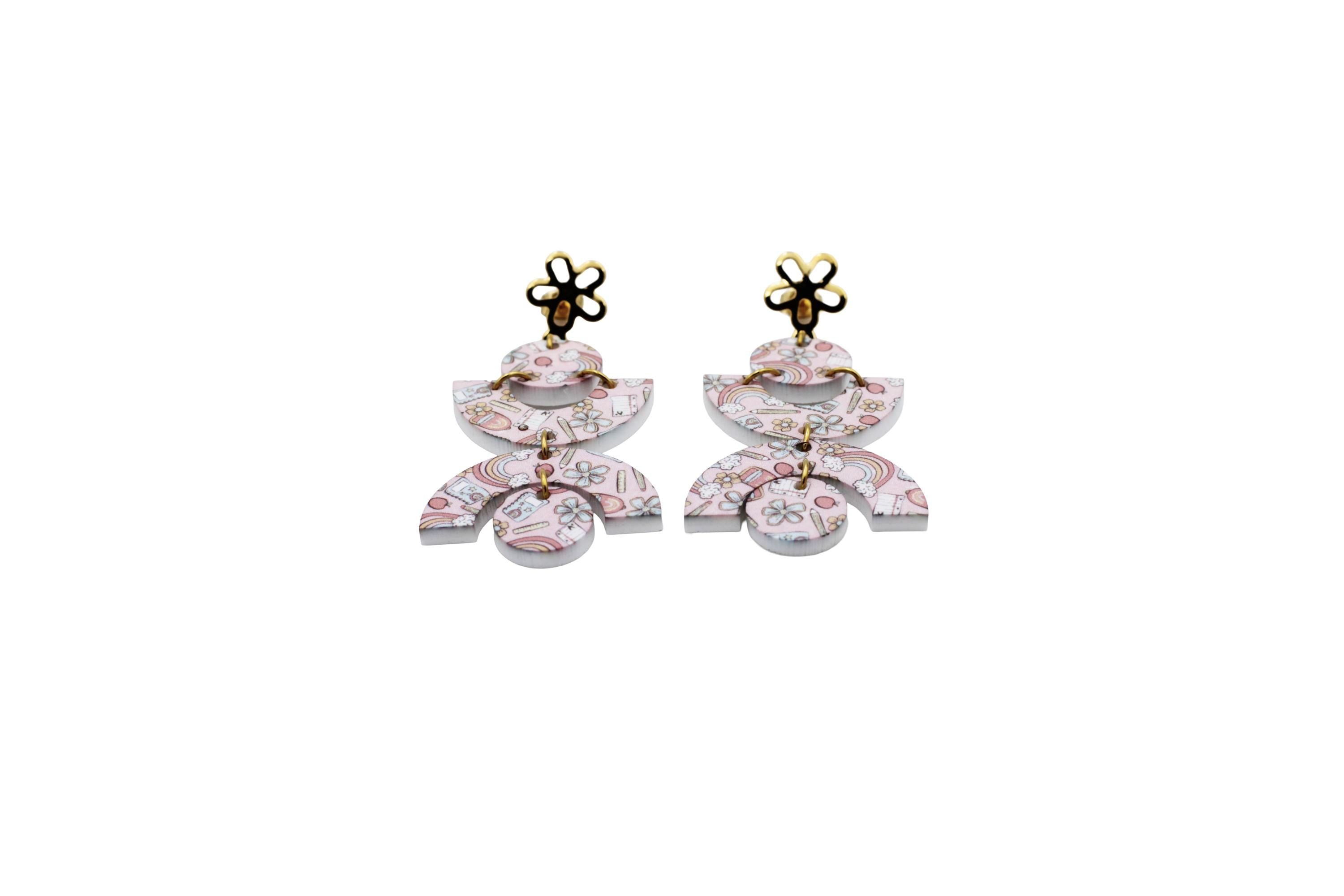 Geometric Teacher Earrings