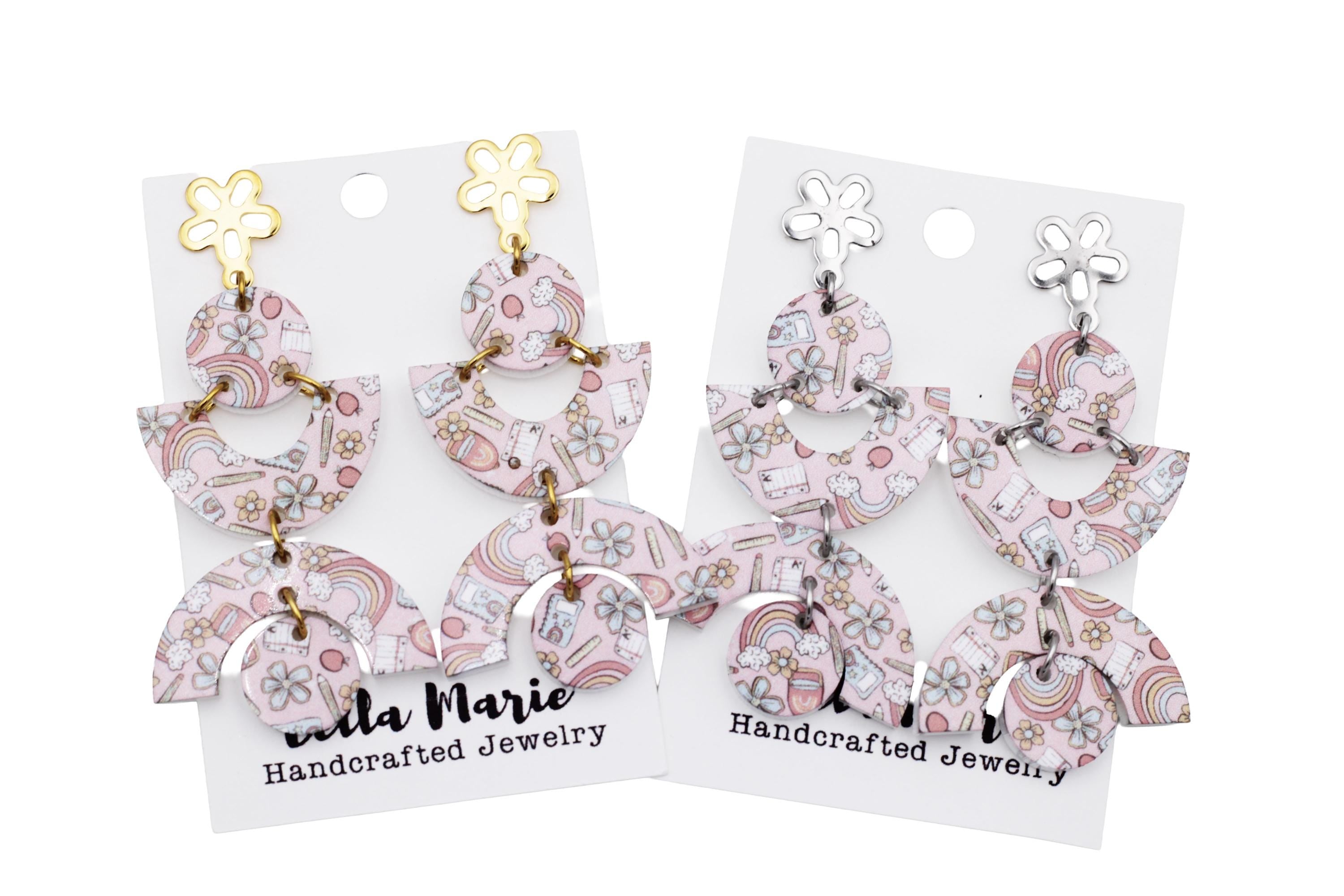 Geometric Teacher Earrings