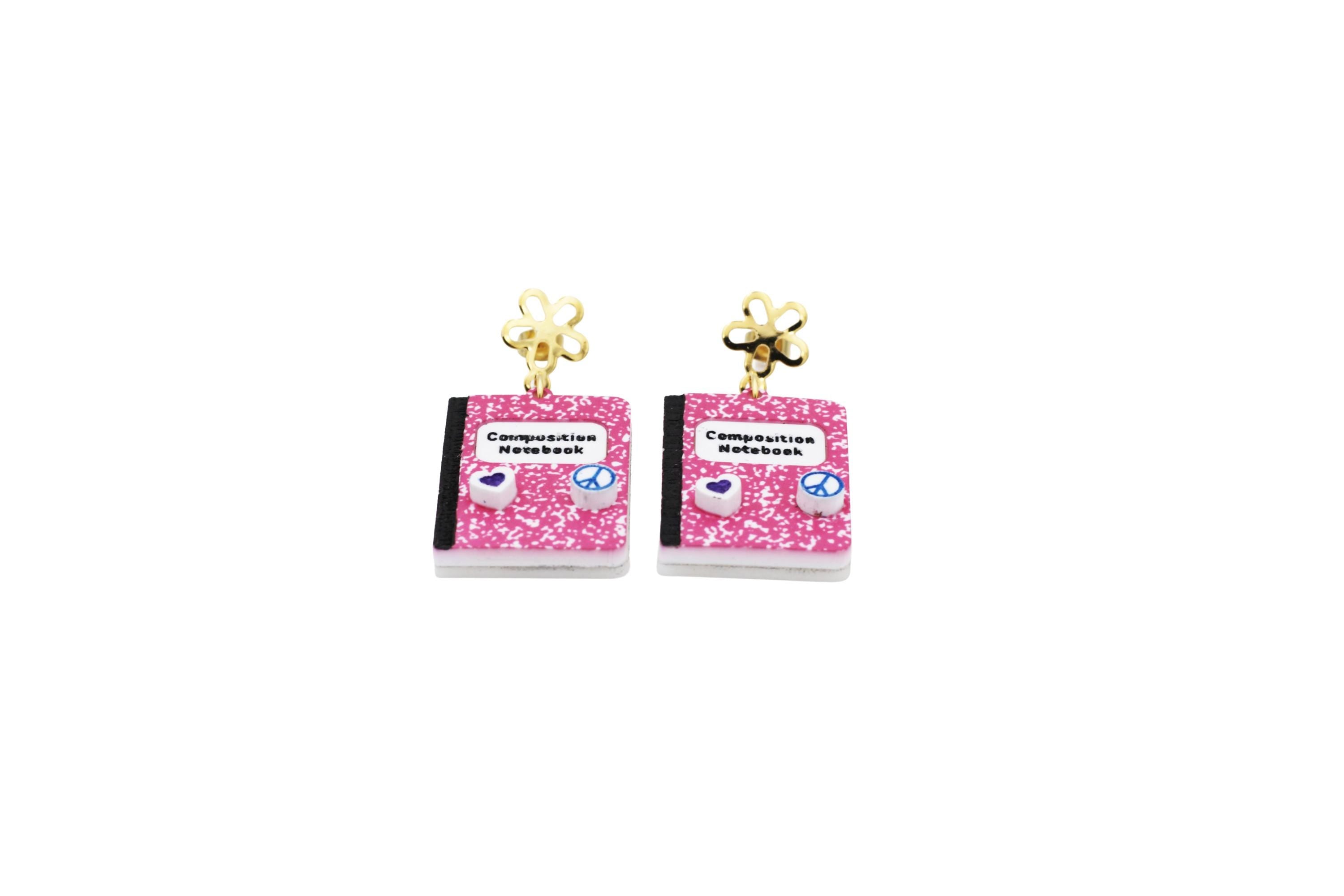 Composition Notebook Earrings