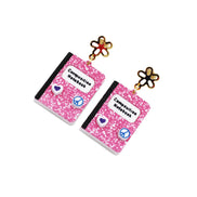 Composition Notebook Earrings