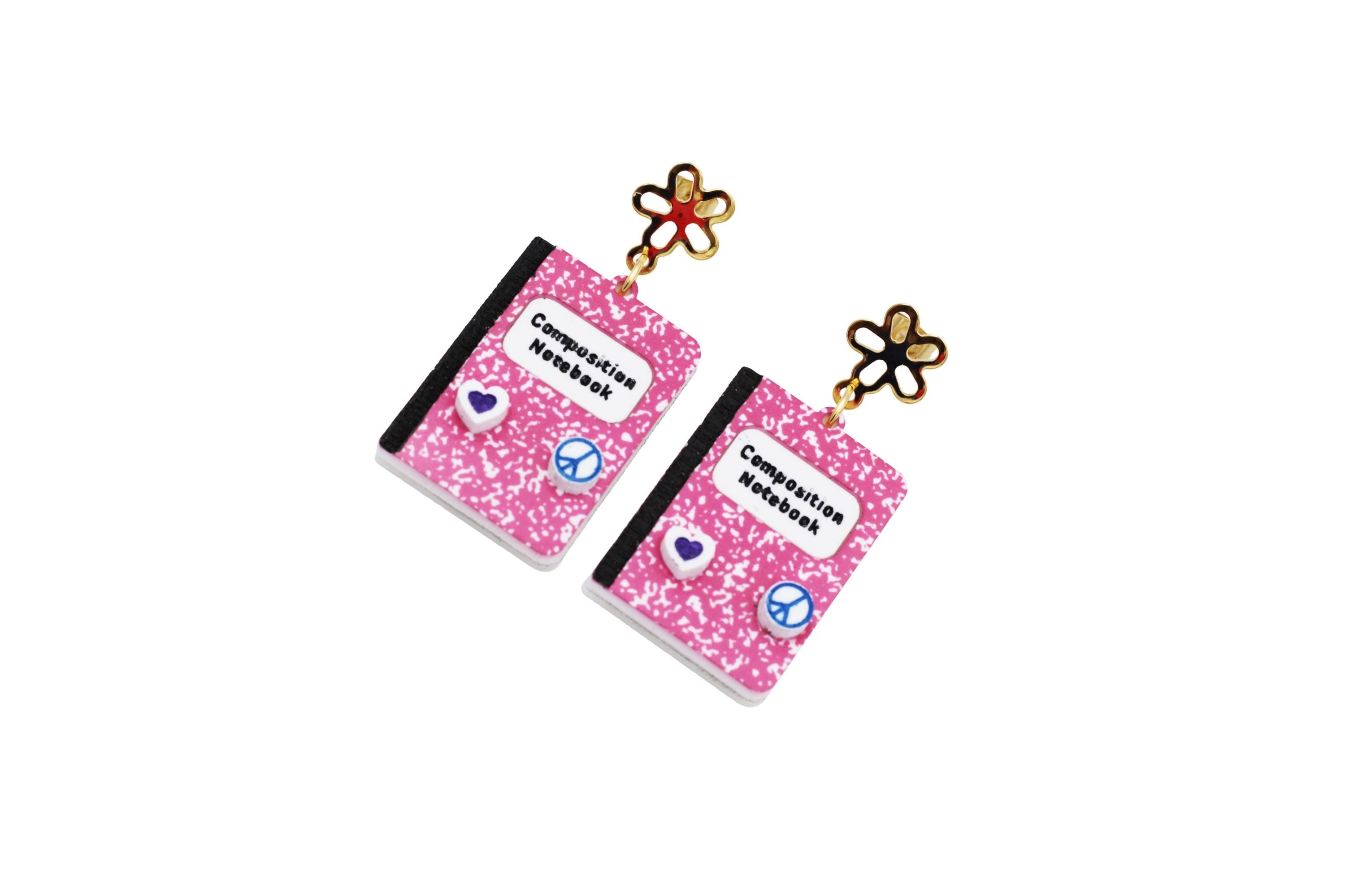 Composition Notebook Earrings