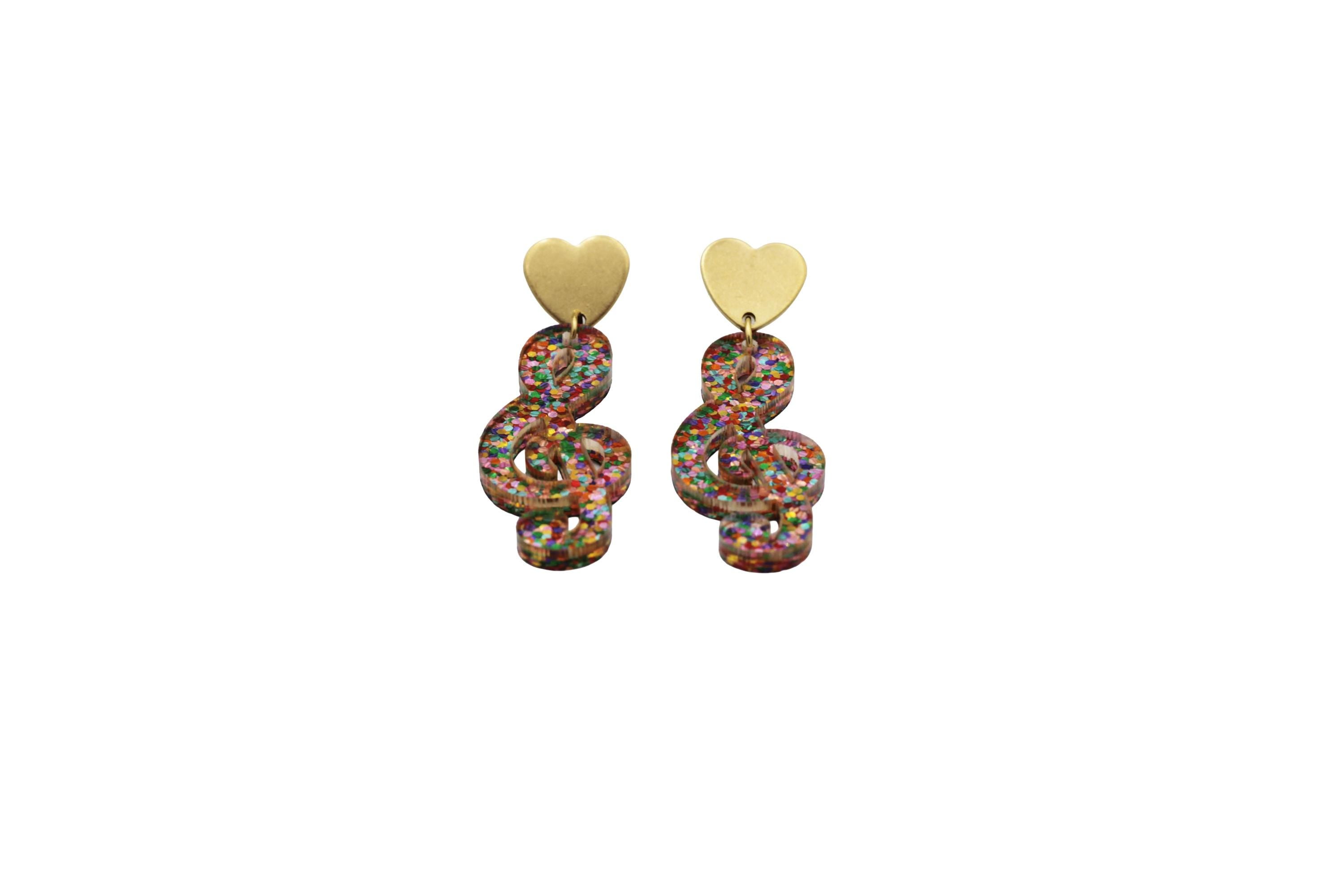 Treble Clef Earrings