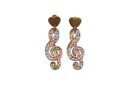 Treble Clef Earrings