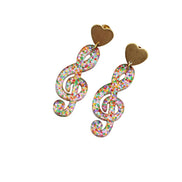 Treble Clef Earrings