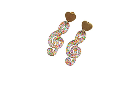 Treble Clef Earrings
