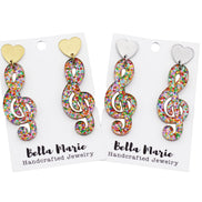 Treble Clef Earrings