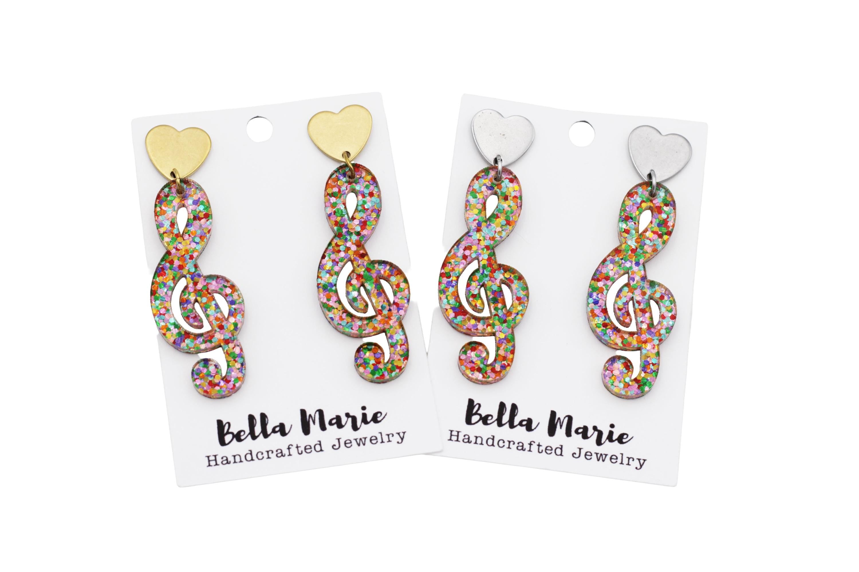 Treble Clef Earrings