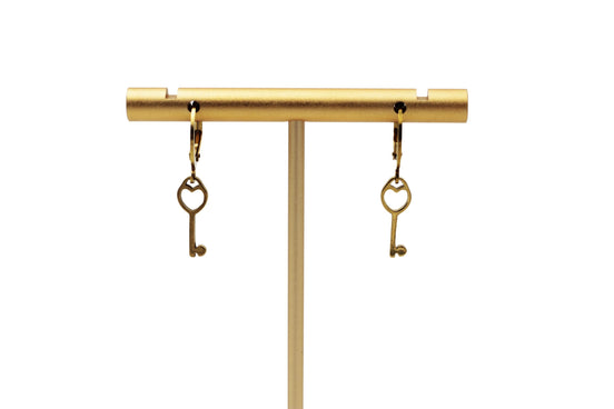 Dainty Key Earrings