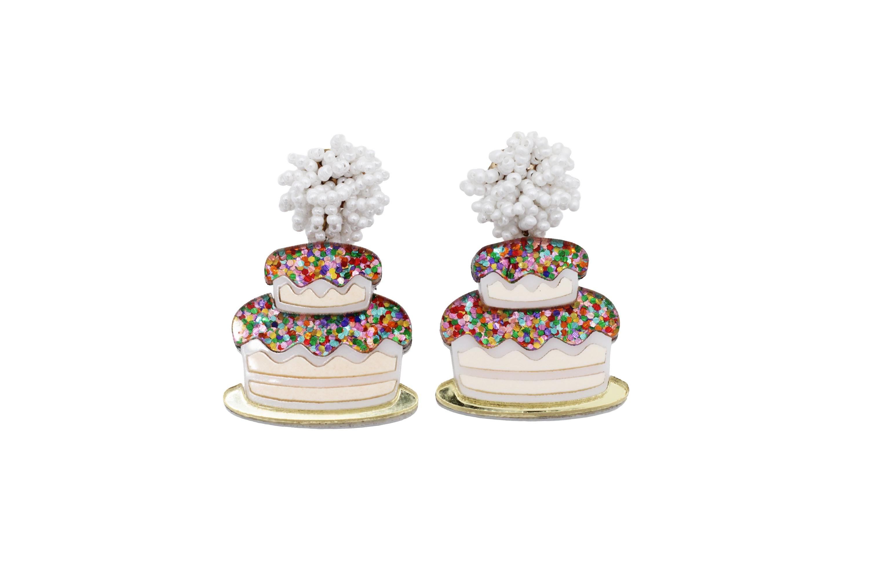 Birthday Cake Earrings