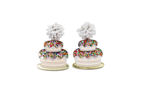 Birthday Cake Earrings