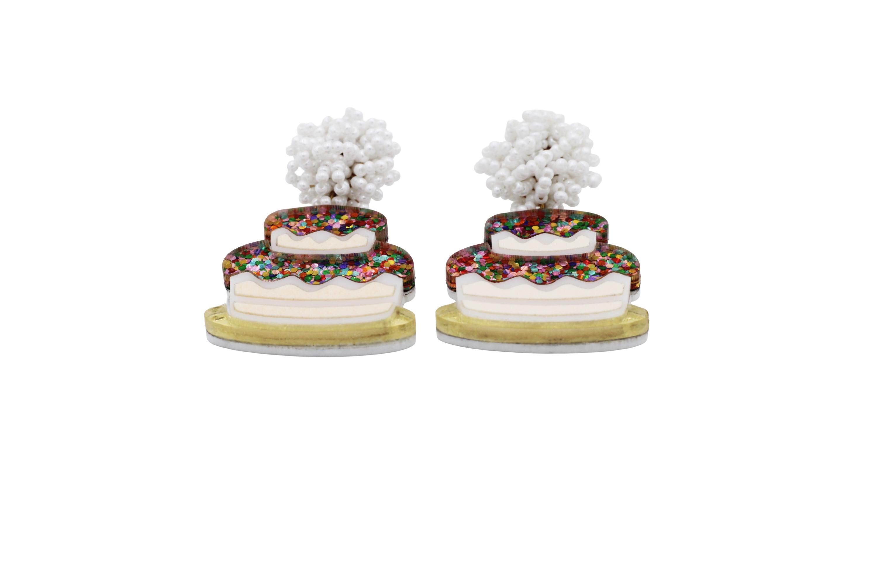 Birthday Cake Earrings