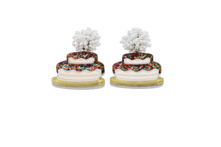 Birthday Cake Earrings