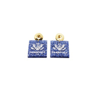 Passport Earrings