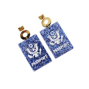 Passport Earrings