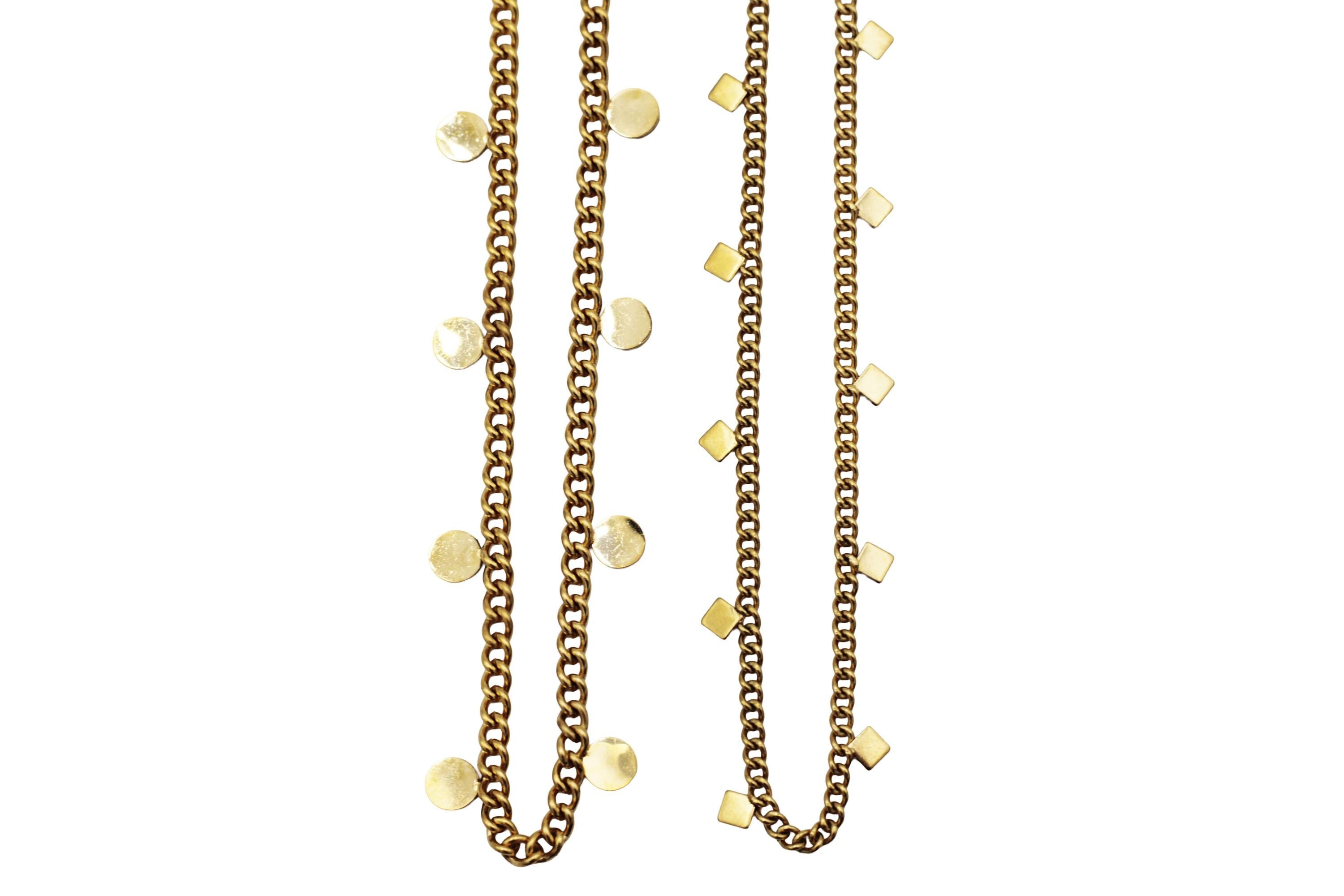 Gold Drops Layering Necklace