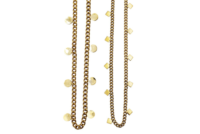 Gold Drops Layering Necklace