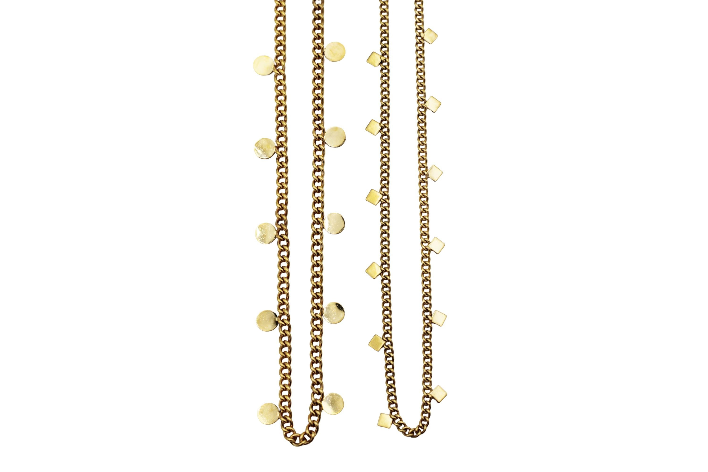 Gold Drops Layering Necklace