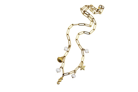 Nautical Multi Charm Necklace