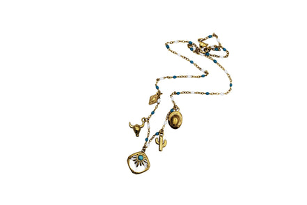 Western Multi Charm Necklace