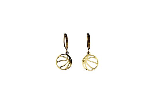 Dainty Basketball Earrings