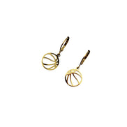 Dainty Basketball Earrings