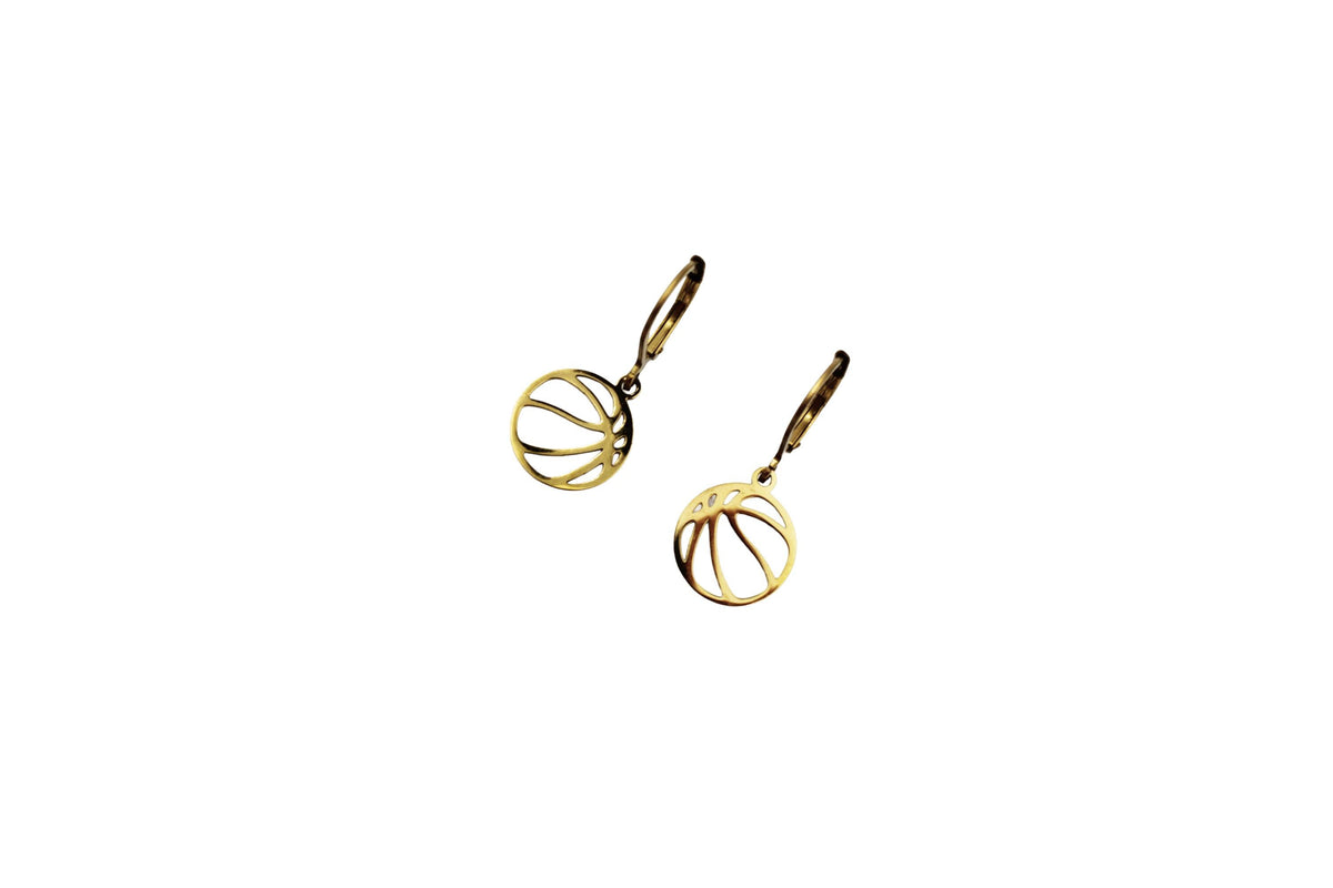 Dainty Basketball Earrings