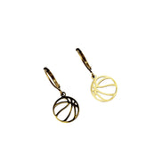 Dainty Basketball Earrings