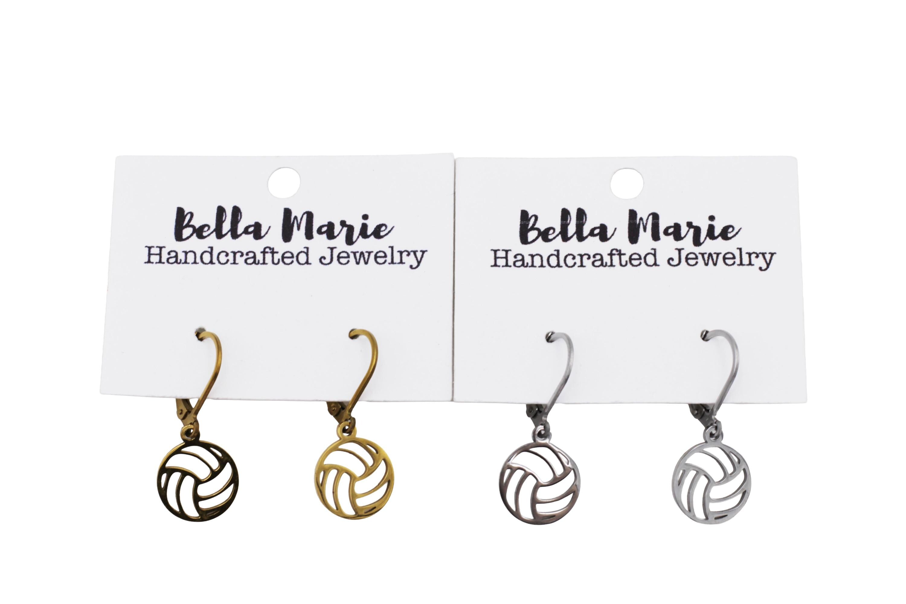 Dainty Volleyball Earrings