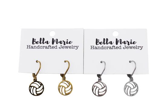 Dainty Volleyball Earrings