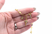 Load image into Gallery viewer, Gold Star &amp; Moon Necklace
