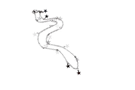 Silver Star Layering Necklace