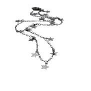 Silver Star Layering Necklace